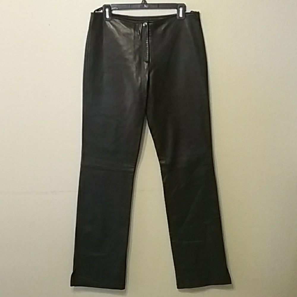 Lobi Lobi Women's Genuine Leather Pants Sz M NWT
